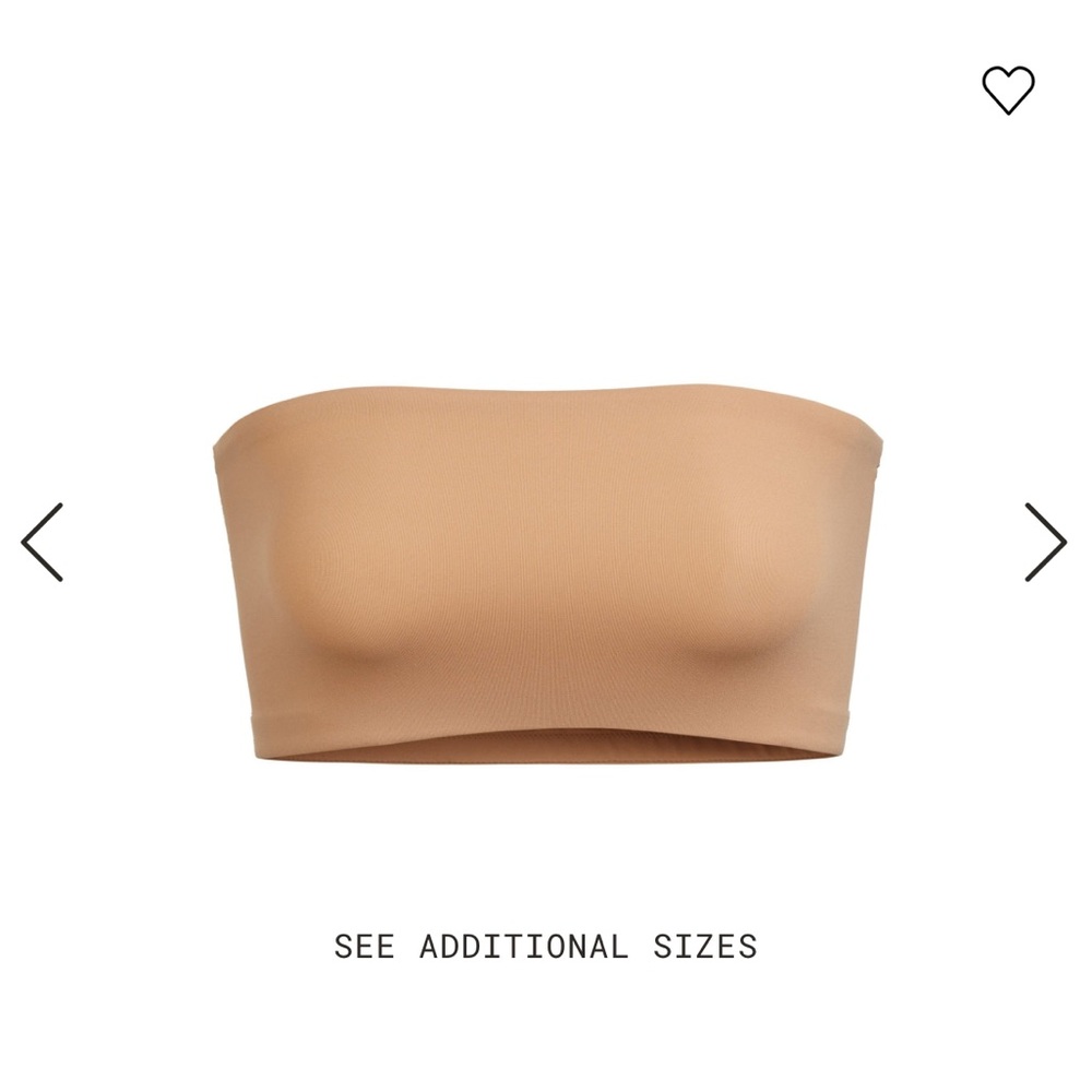 Skims Fits Everybody Bandeau in Ochre Size S NWT
